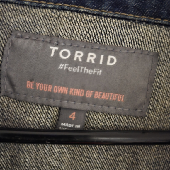 Torrid Classic Blue Denim Jacket - Picture 2 of 3